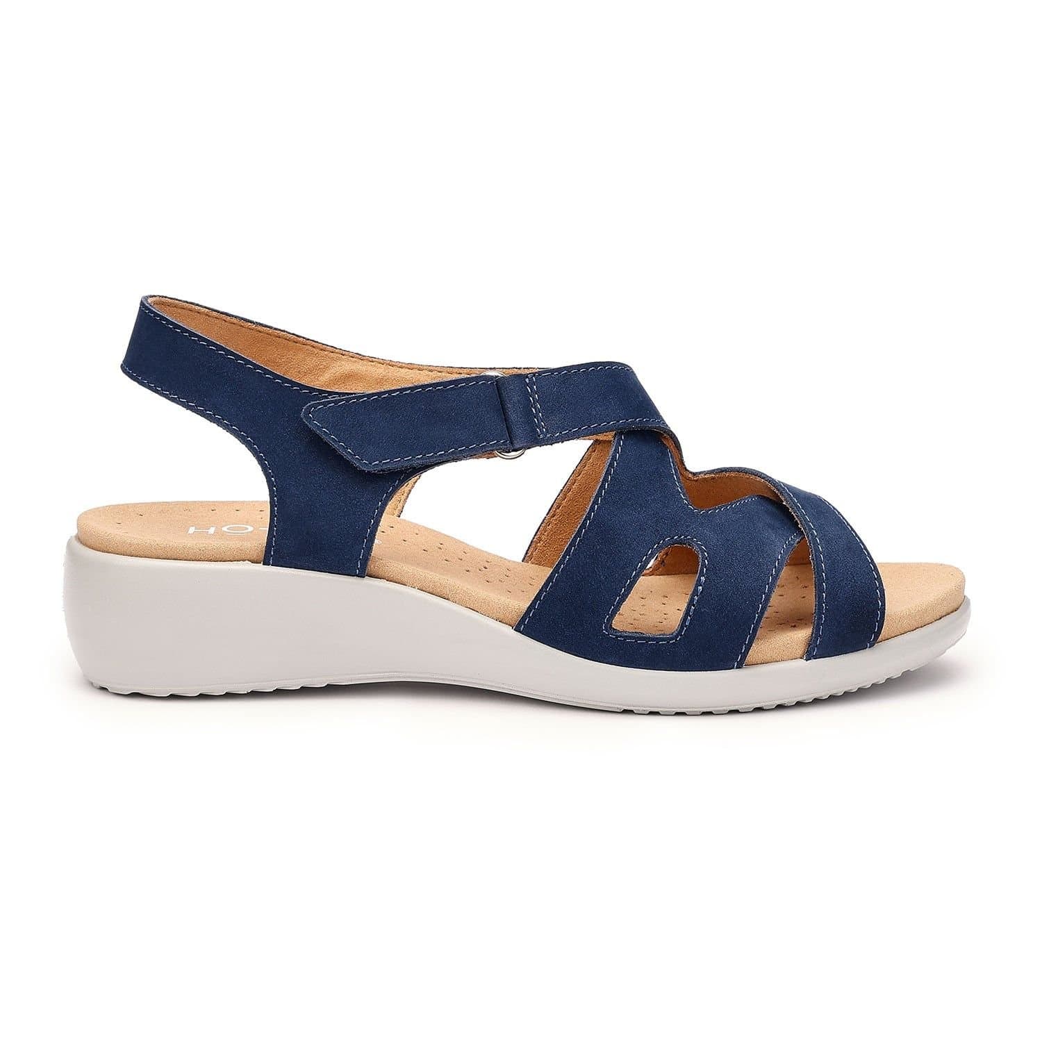 Hotter Hotter Women's Wide Fit 'Eliana' Sandals in Navy
