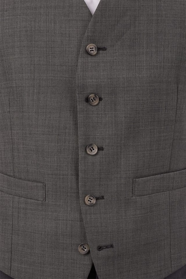 Scott Scott Men's Pick & Pick Vest in Grey - 3