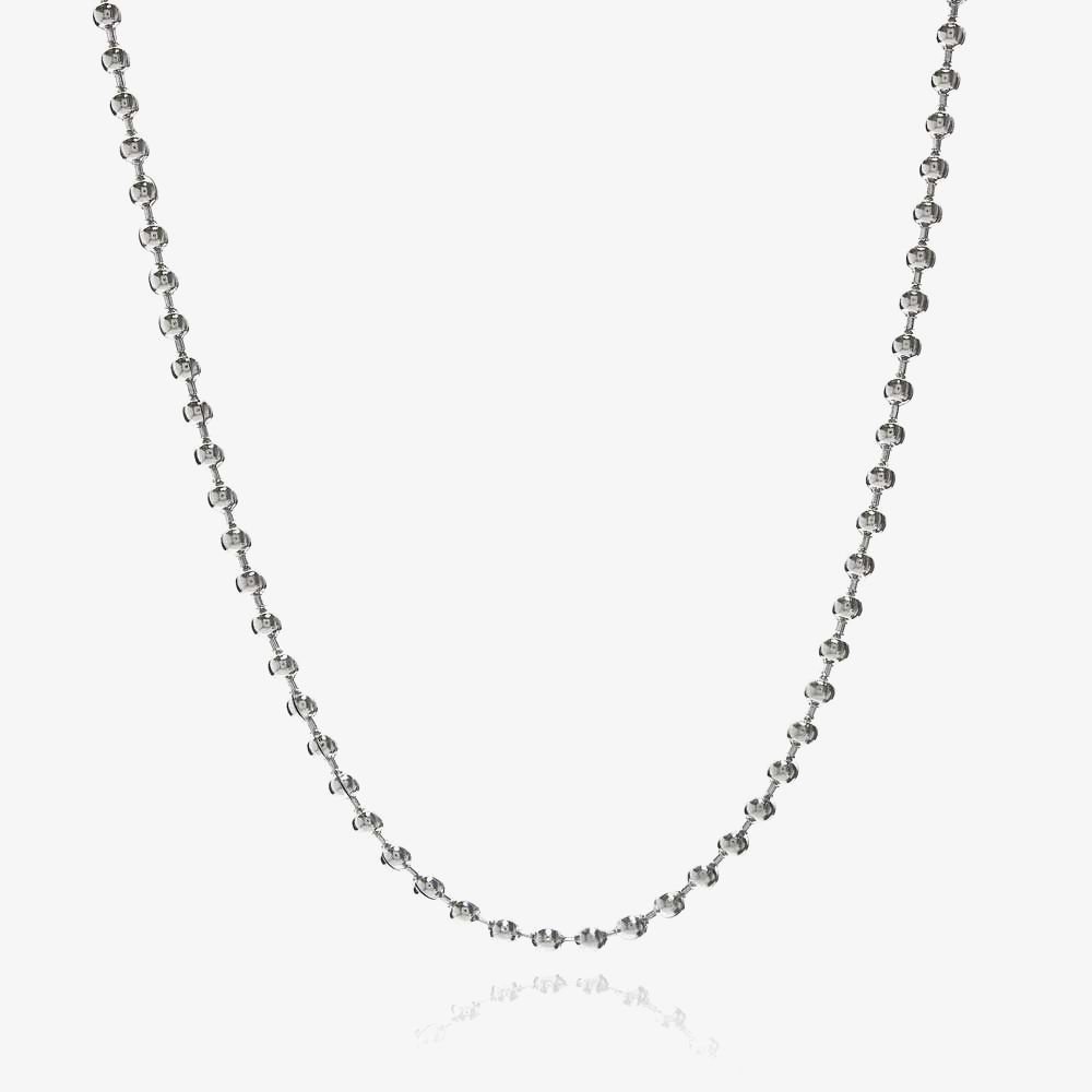 Bourne and Wilde Bourne and Wilde Men's Small Ball Chain USS-770S22L2.0 in Silver - 2