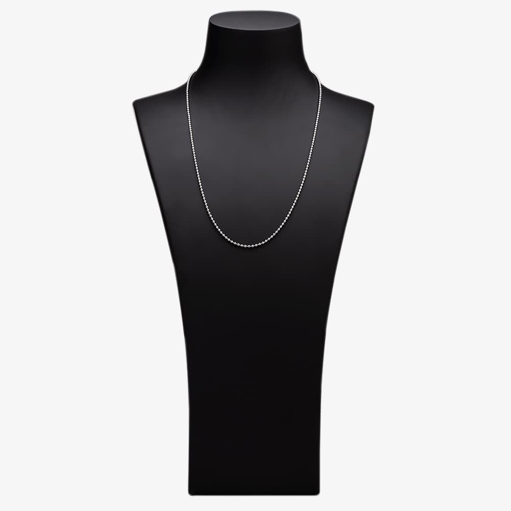 Bourne and Wilde Bourne and Wilde Men's Small Ball Chain USS-770S22L2.0 in Silver - 4