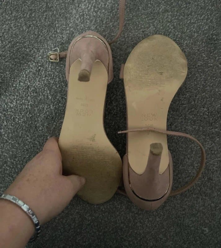 New Look New look Christmas party shoes nude size 5