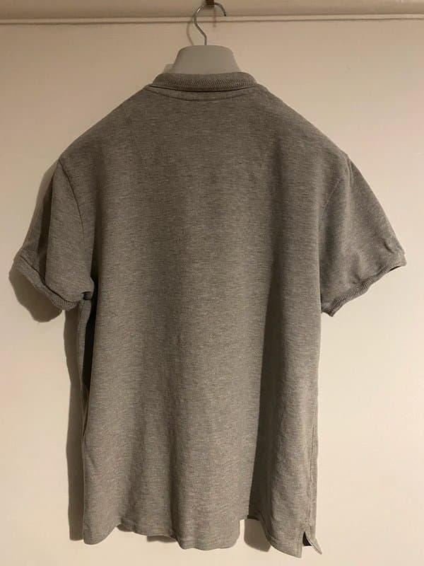 Threadbare Threadbare grey cotton polo shirt