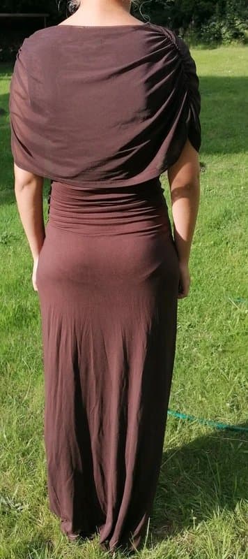 ASOS Design Chocolate brown dress