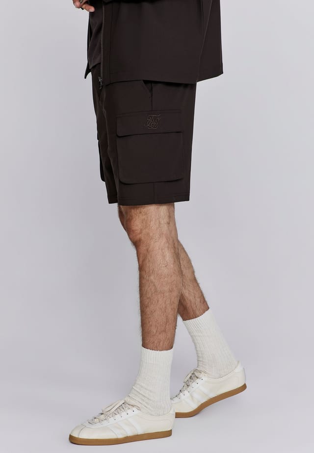 SikSilk SikSilk Men's Brown Flight Cargo Short - 2