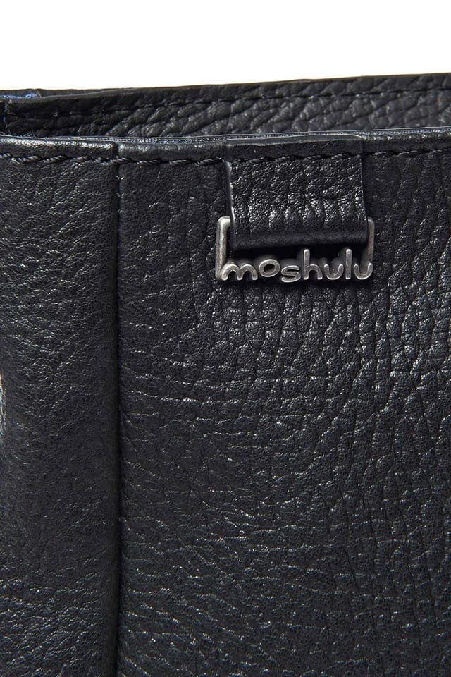 Moshulu Moshulu Women's 'Steeple' Leather Bag in Black - 2