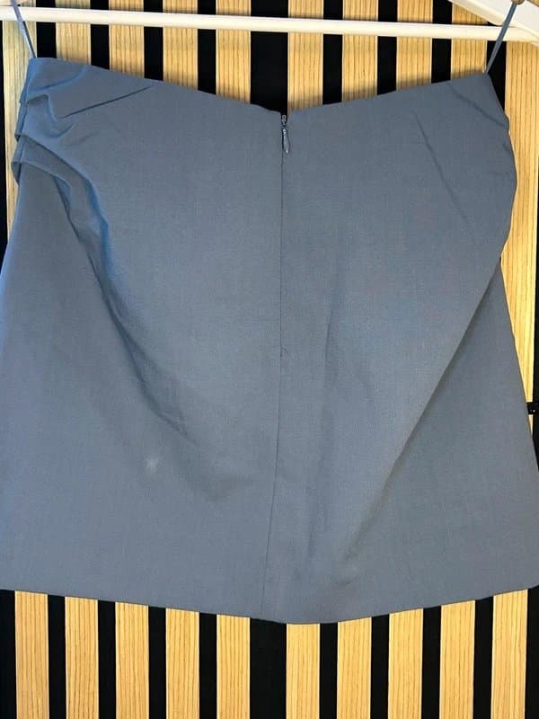 Zara Zara pale blue/grey mini skirt