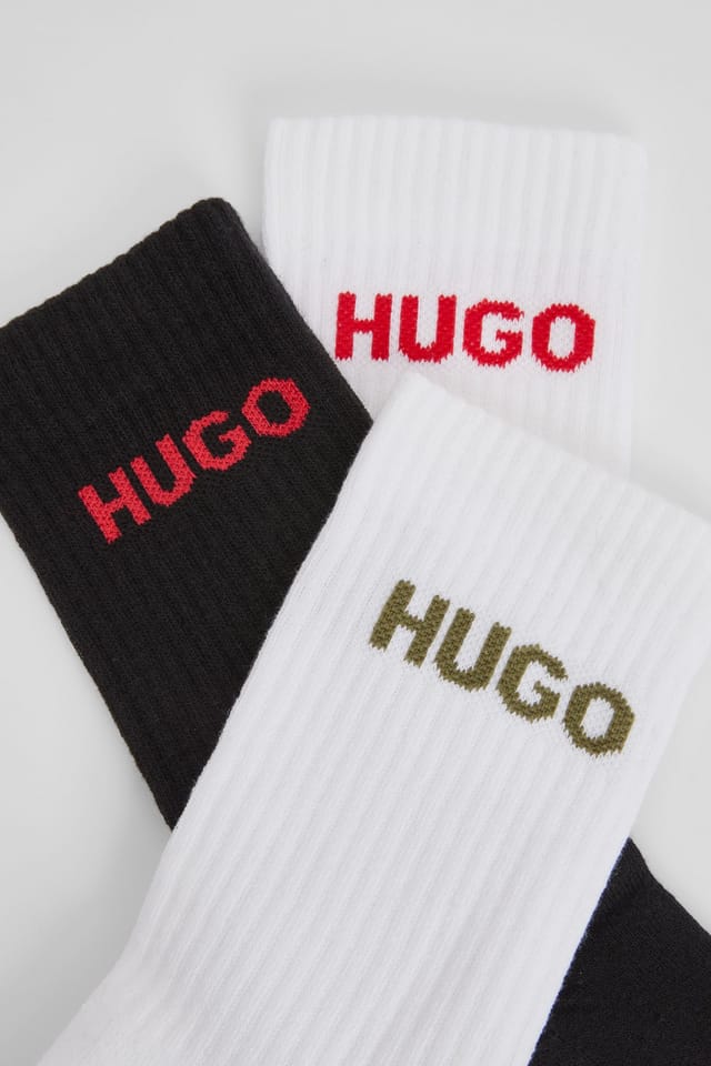 HUGO Hugo Men's 6 Pack QS Rib Logo CC Socks Multi - 2