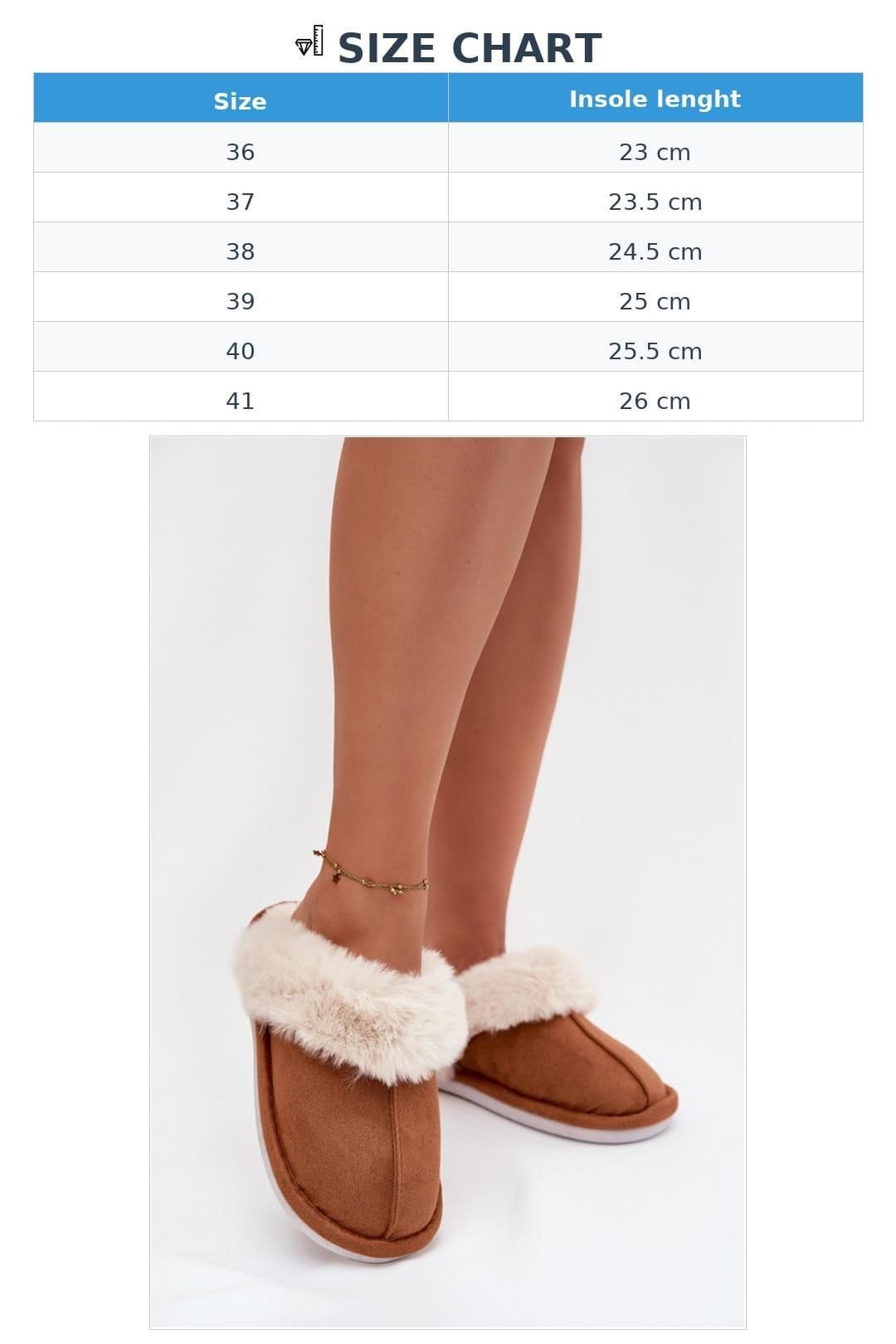 Love Lace Love Lace Women's Soft Suede Fur Lined Indoor Slippers Warm Cozy Home Wear in Brown - 4