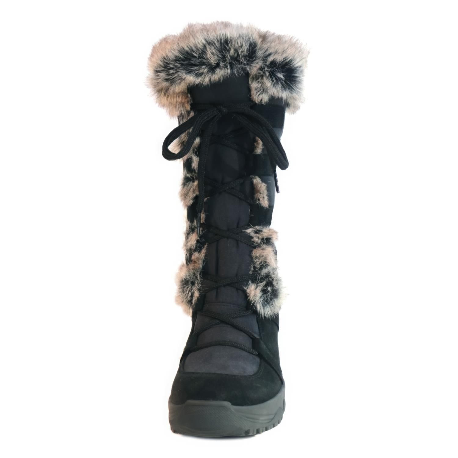 Mammal Mammal Women's 'Lucia2' Full Length Winter Boots with Flip-over Ice Grips in Black - 2