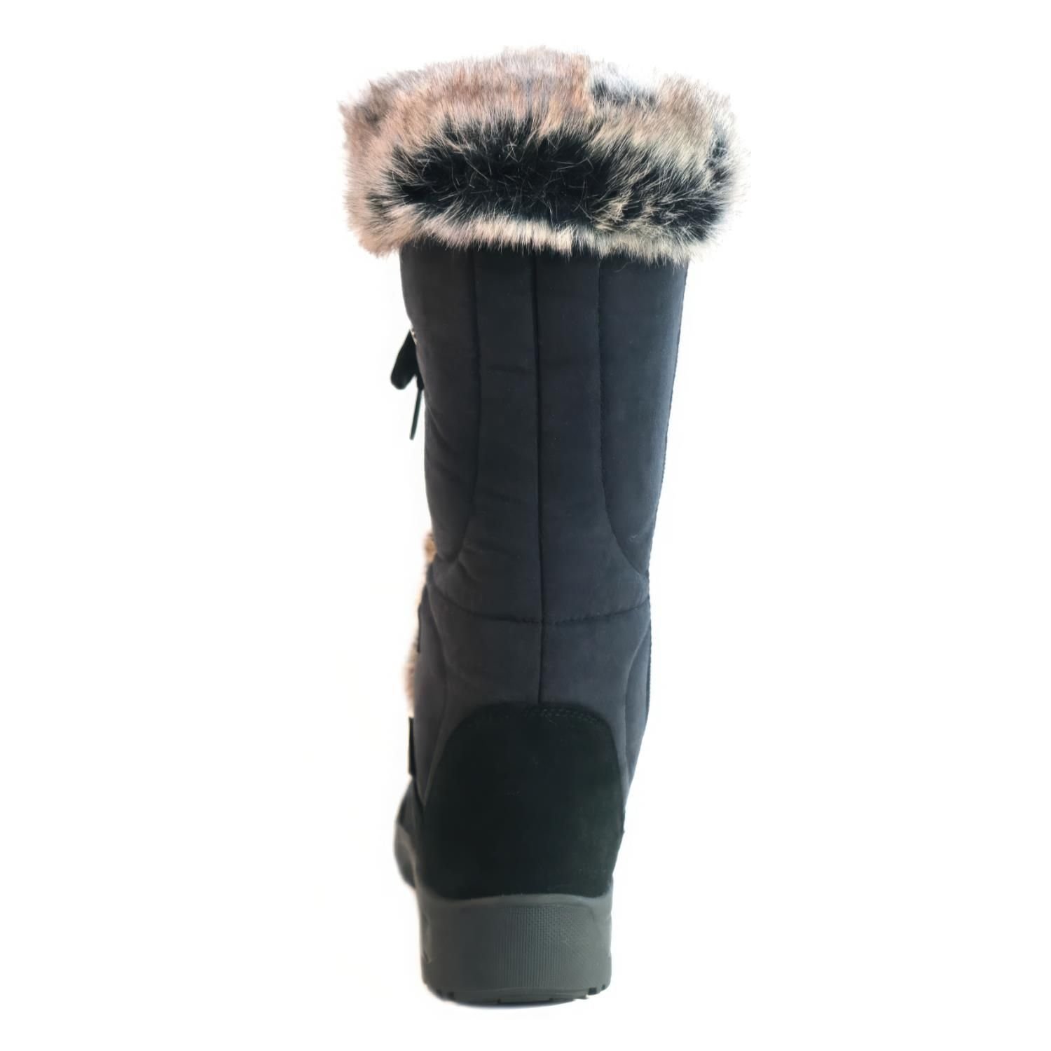 Mammal Mammal Women's 'Lucia2' Full Length Winter Boots with Flip-over Ice Grips in Black - 3