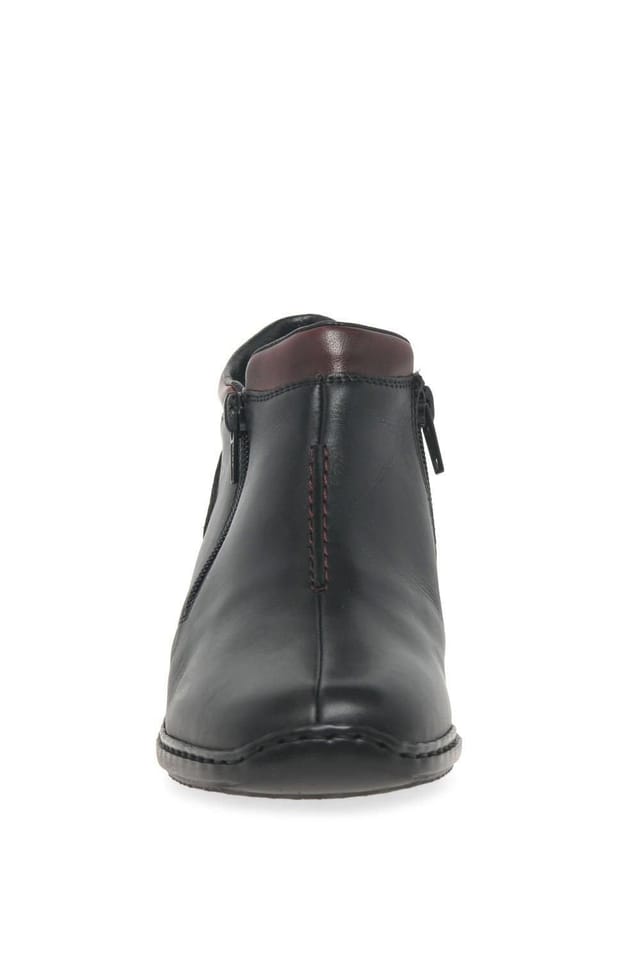 Rieker Rieker Women's 'Drizzle' Casual Ankle Boots in Black - 3