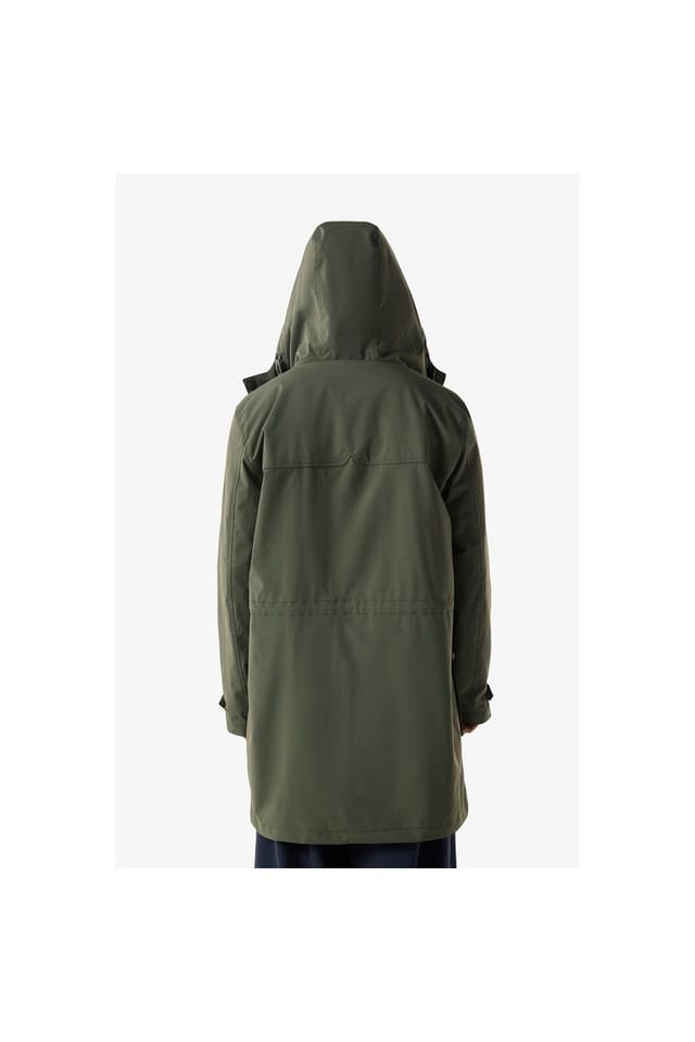 Hunter Hunter Men's Lightweight Waterproof Parka in Dark Green - 2