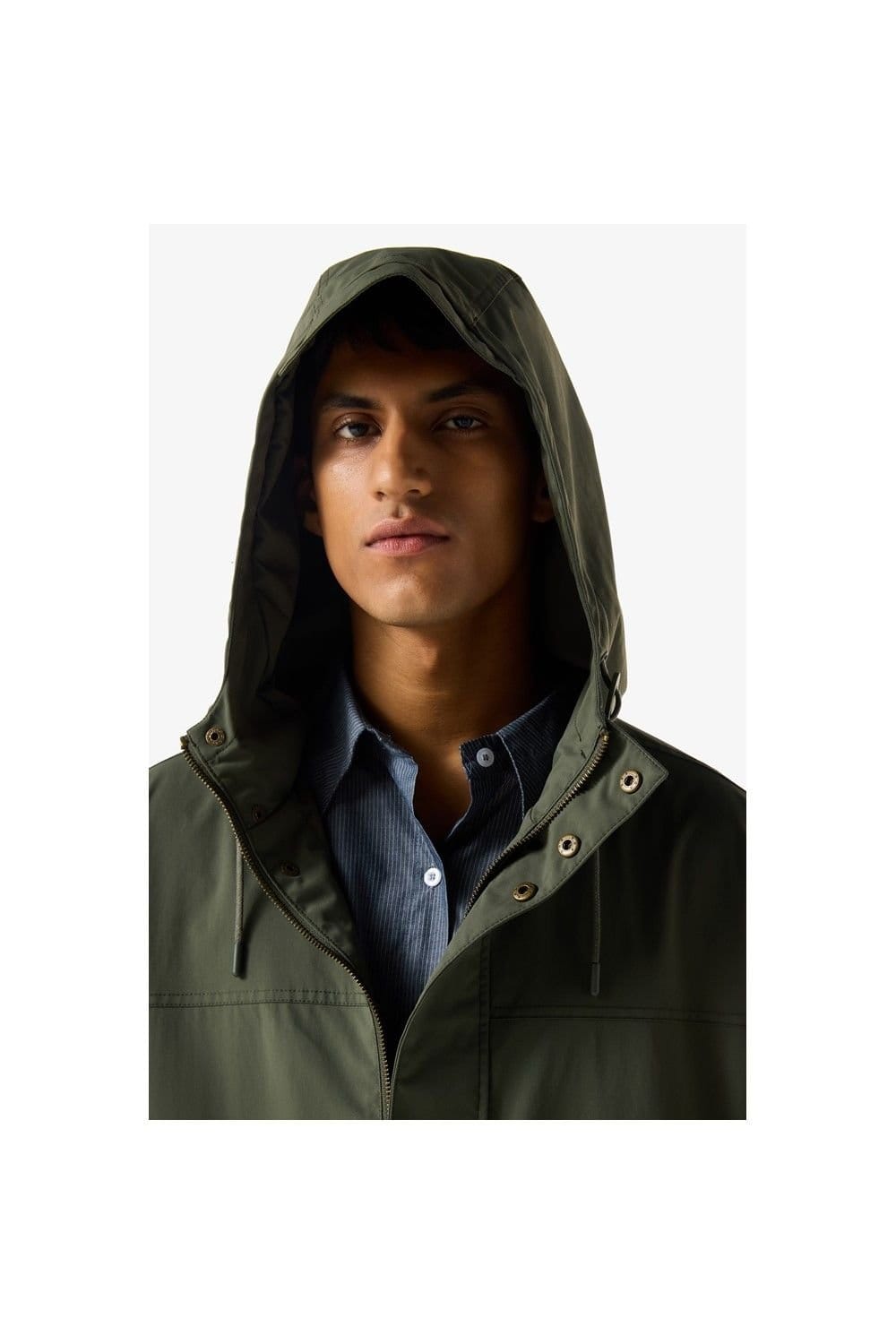 Hunter Hunter Men's Lightweight Waterproof Parka in Dark Green - 4