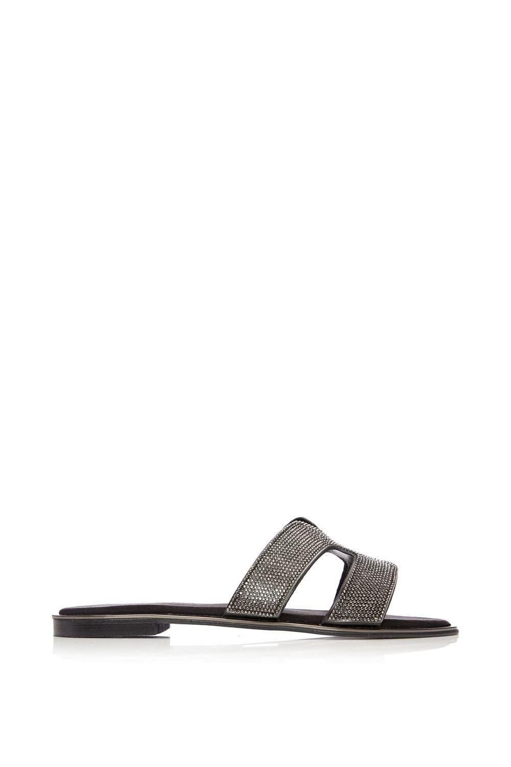 Moda In Pelle Moda In Pelle Women's 'Ormay' Textile Sandals in Black