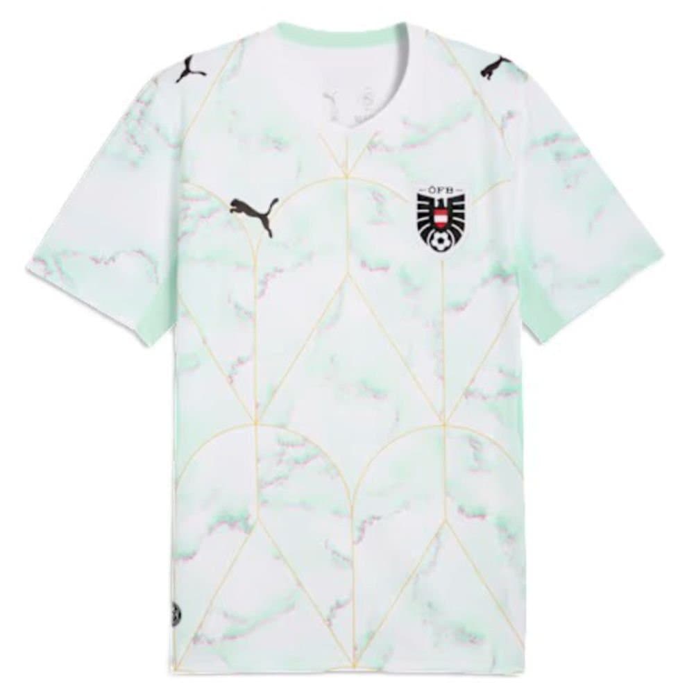 Austria Austria Men's Personalised 2026 2027 Away Shirt in White