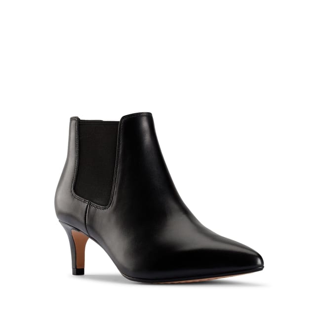 Clarks Clarks Women's Laina 55 Boot 2 Black Leather Ankle Boots - 2