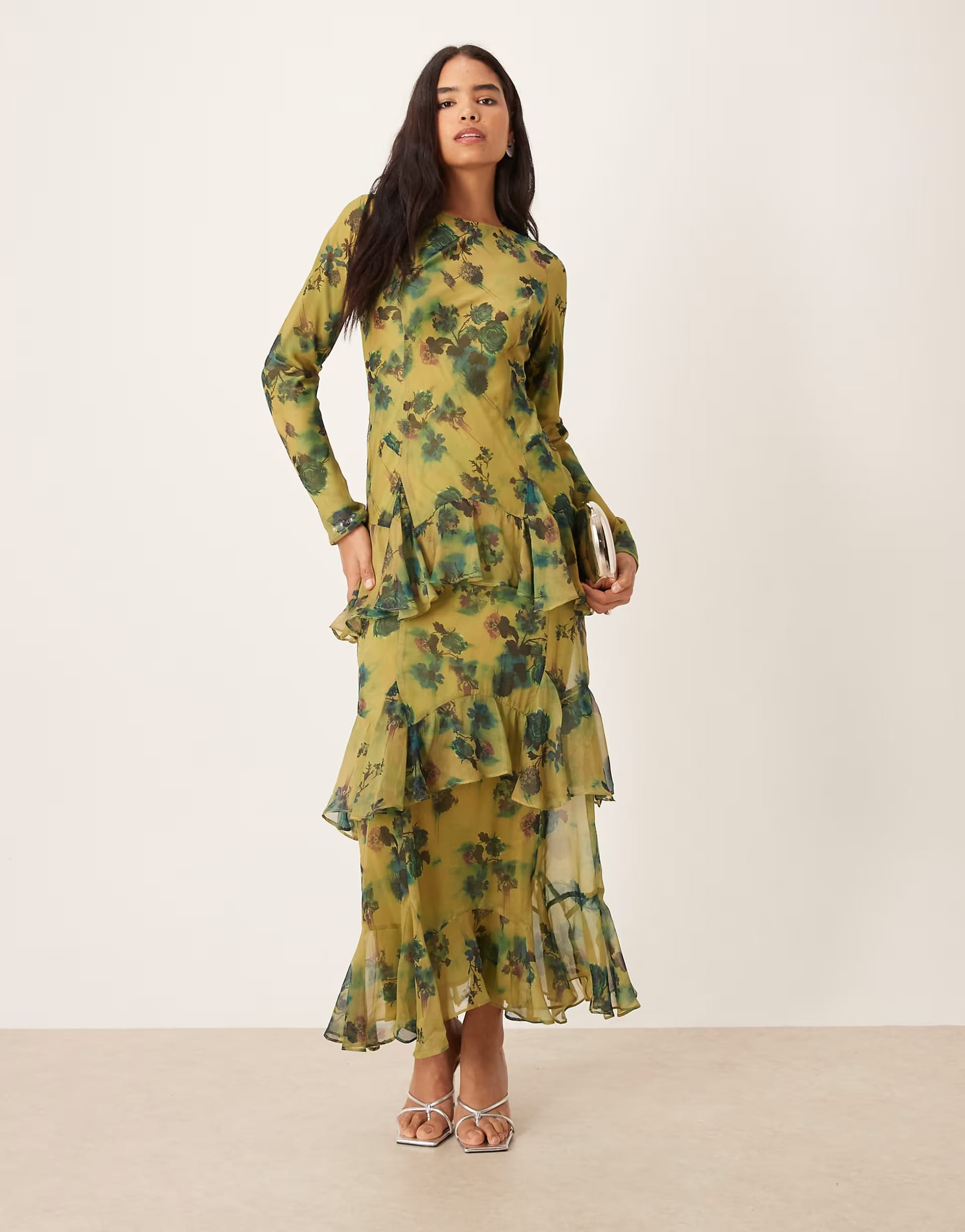green floral