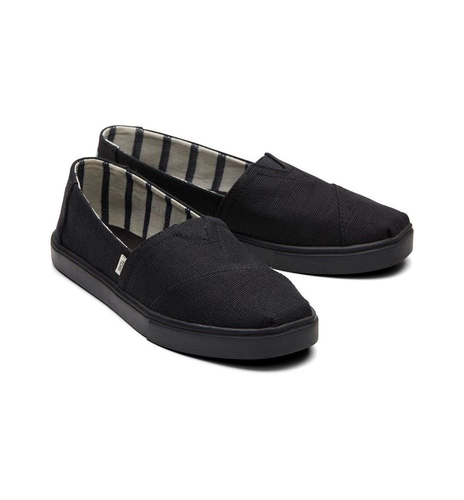 TOMS TOMS Women's Alpargata Cupsole' Slip On Shoes in Black - 1