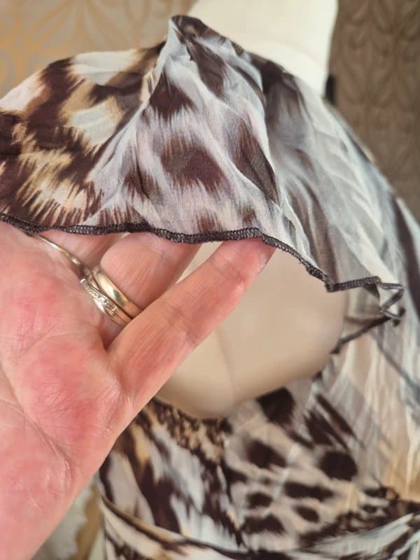 Per Una Per una vintage animal print lined dress size 14