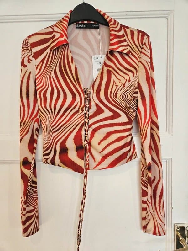 Bershka Bershka tie front top
