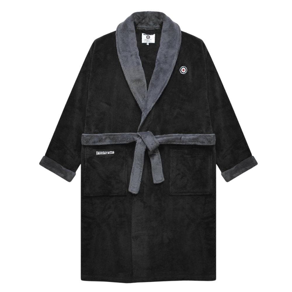 Lambretta Lambretta Men's Luxury AW25 Dressing Gown in Black