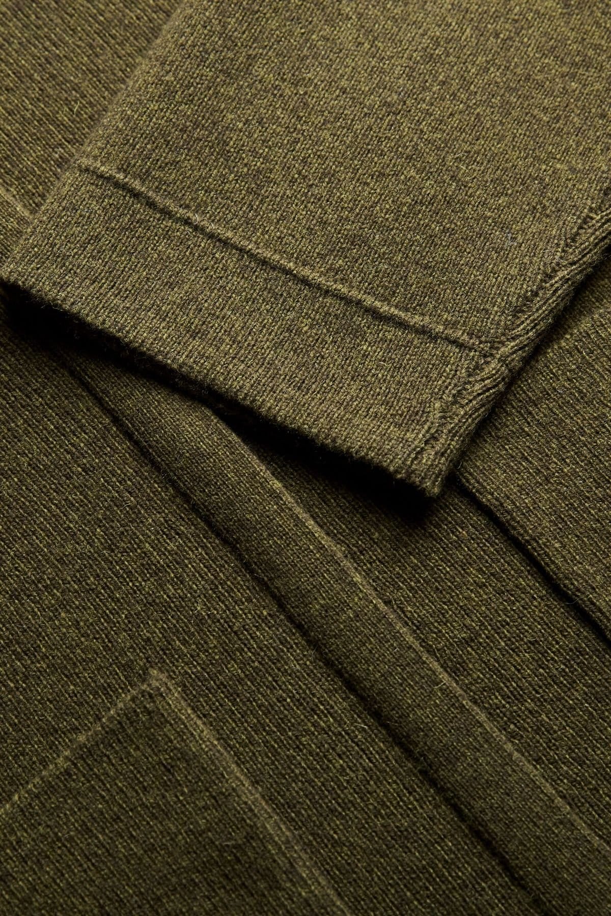 Celtic & Co Celtic & Co Women's Wool Bomber Jacket in Dark Olive - 4