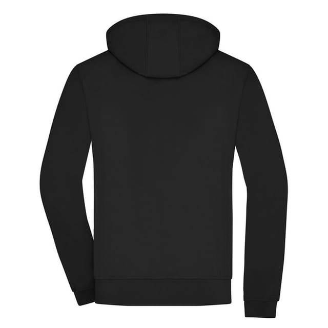 James and Nicholson James and Nicholson Men's Hooded Soft Shell Jacket in Black - 2