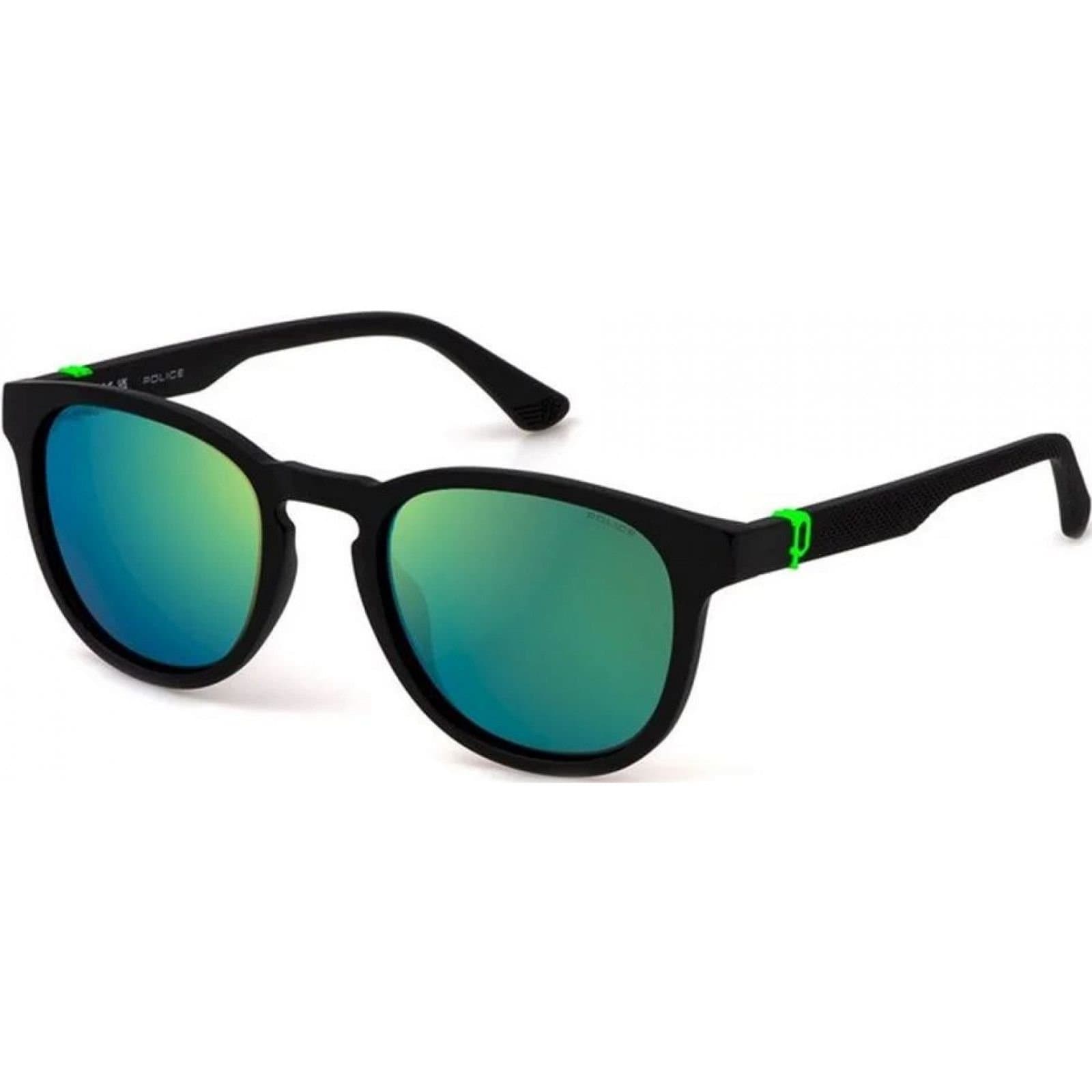 Police Police Men's SPLF6053U28V Panthos (Tea Cup) Sunglasses in Black