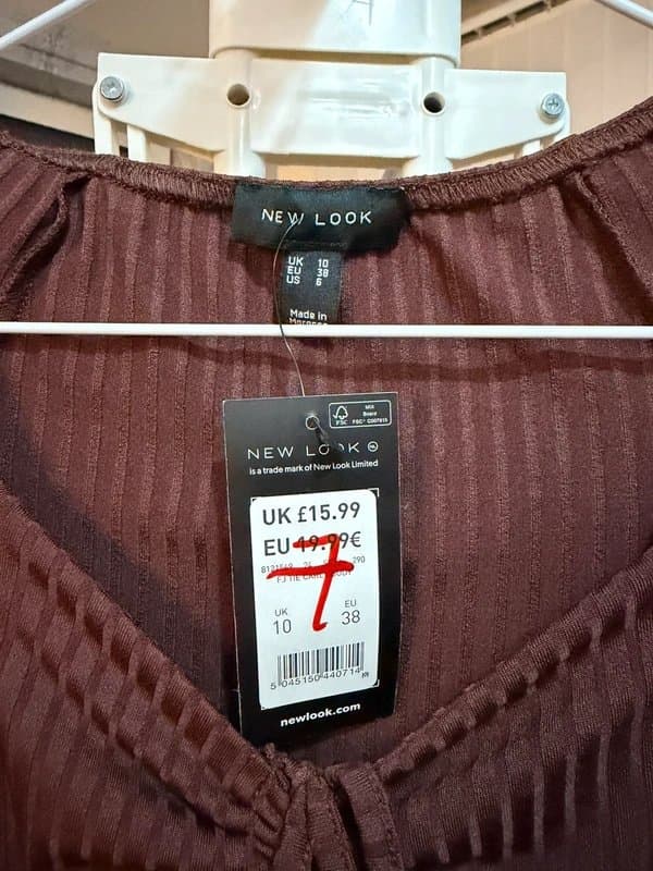 New Look Women’s Ribbed Bodysuit