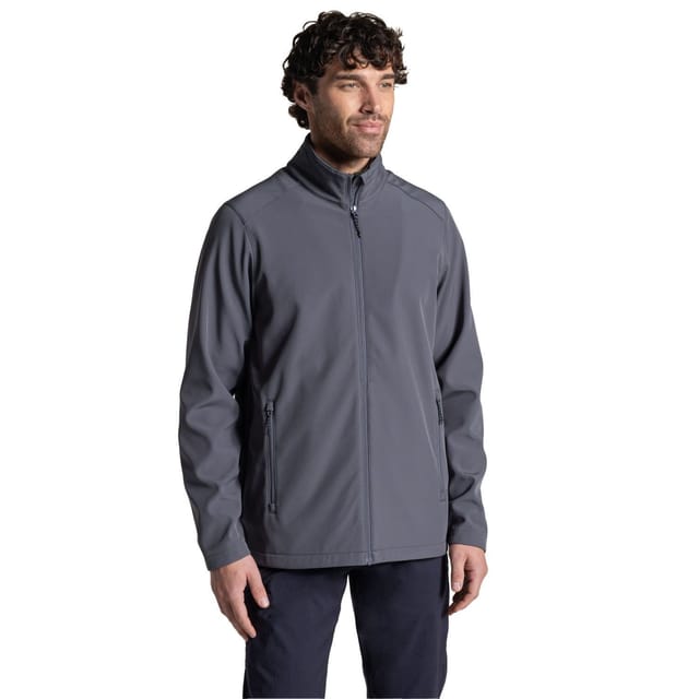 Craghoppers Craghoppers Men's Basecamp ll Soft Shell Jacket in Dark Grey - 3