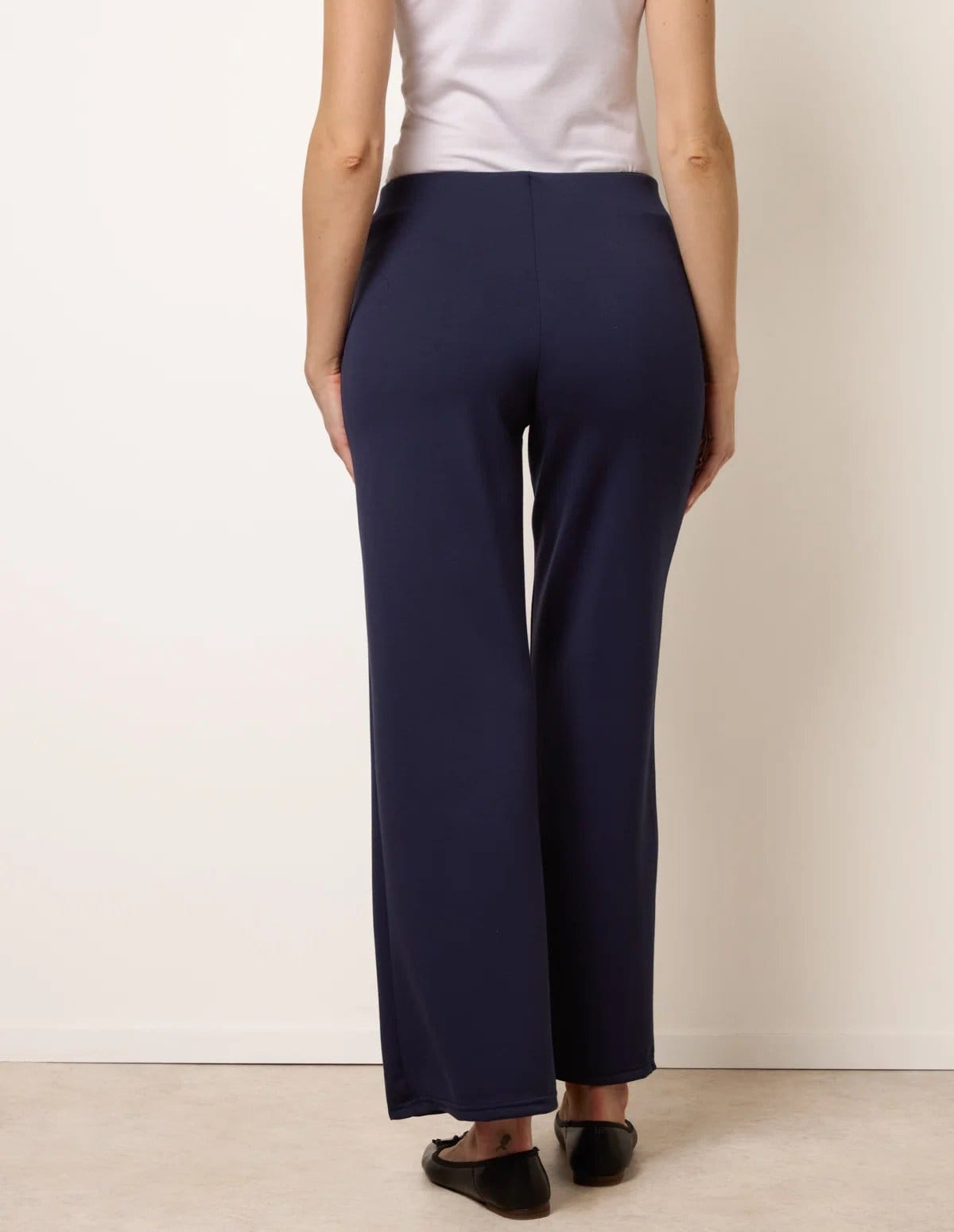Blue Vanilla Pintuck Jersey Trousers - 4