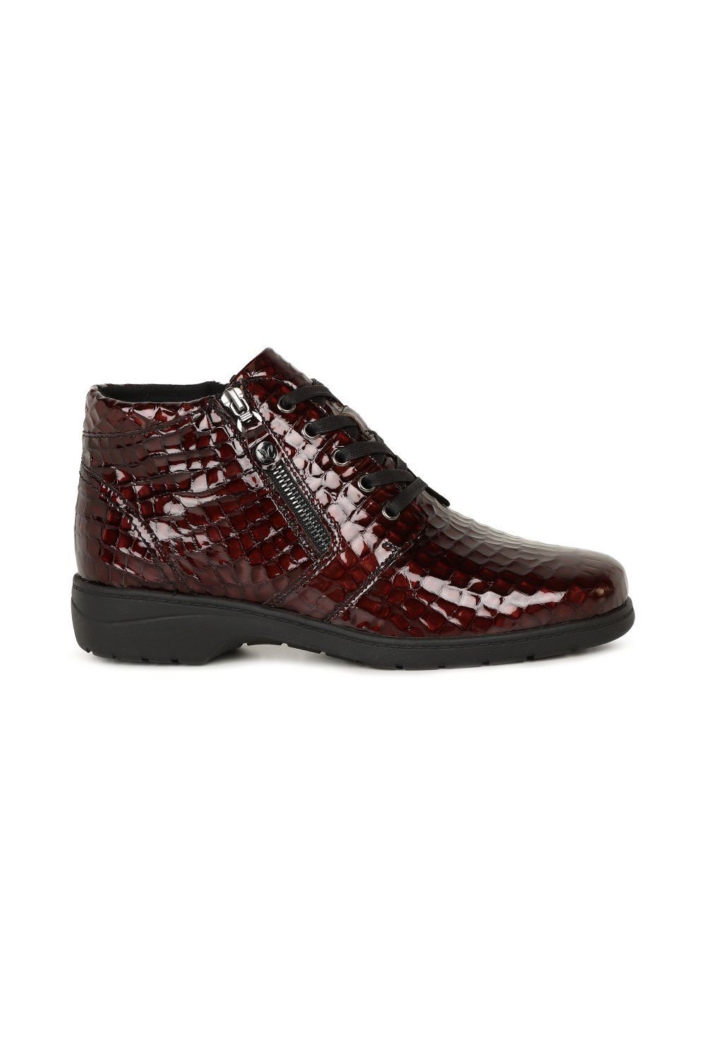 Caprice Caprice Women's 'Amanda' Ankle Boots in Maroon - 2