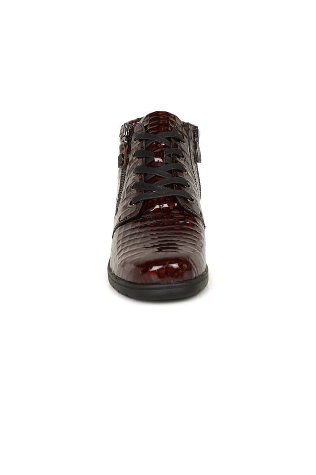 Caprice Caprice Women's 'Amanda' Ankle Boots in Maroon - 3