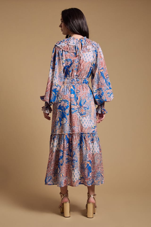 Oasis Oasis Women's Ruffle Detail Midi Dress - 3