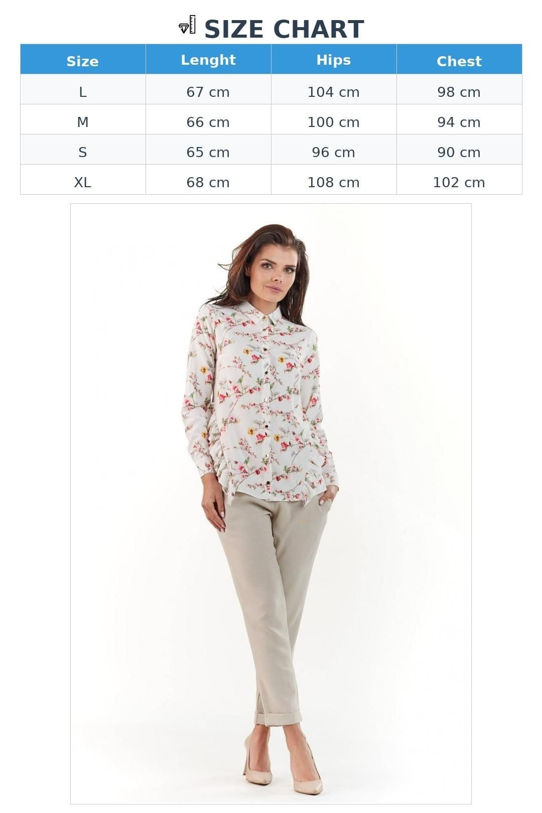 Love Lace Love Lace Women's Elegant Collared Long Sleeve Shirt in White - 4