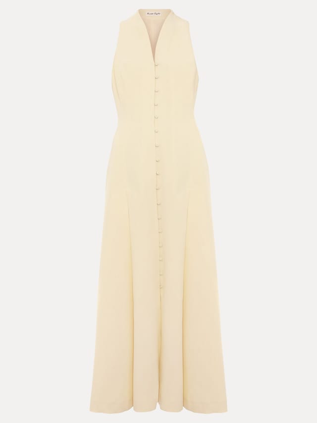 Phase Eight Phase Eight Women's Greta Tux Maxi Dress in Lemon - 2