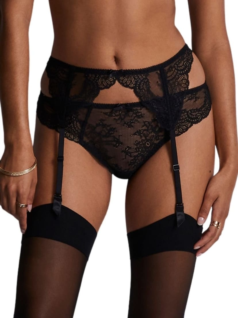Aubade Aubade Women's Danse Des Sens Suspender Belt in Black - 1