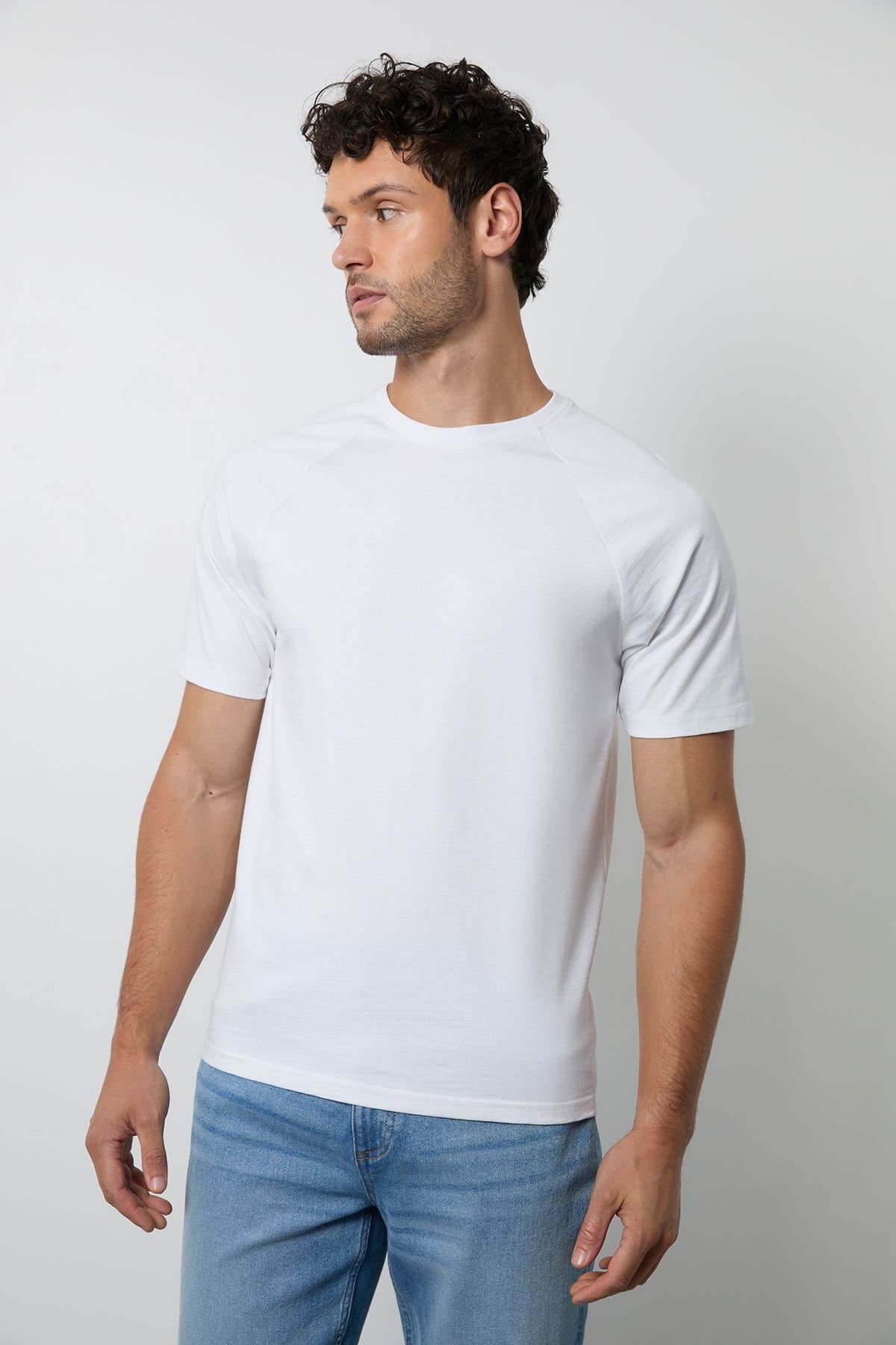Burton Burton Men's White Heavy Weight Raglan T-Shirt