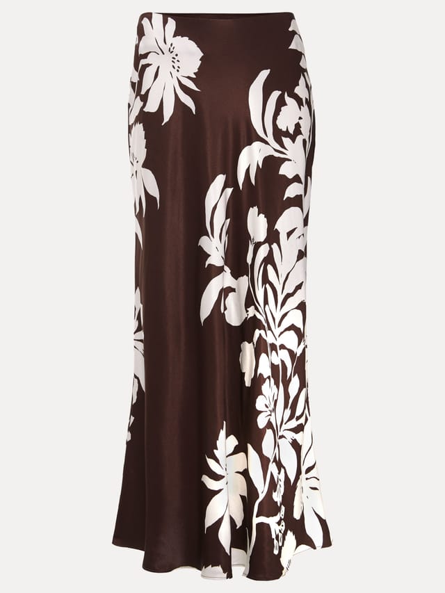 Phase Eight Phase Eight Women's Hattie Midi Skirt in Chocolate - 2