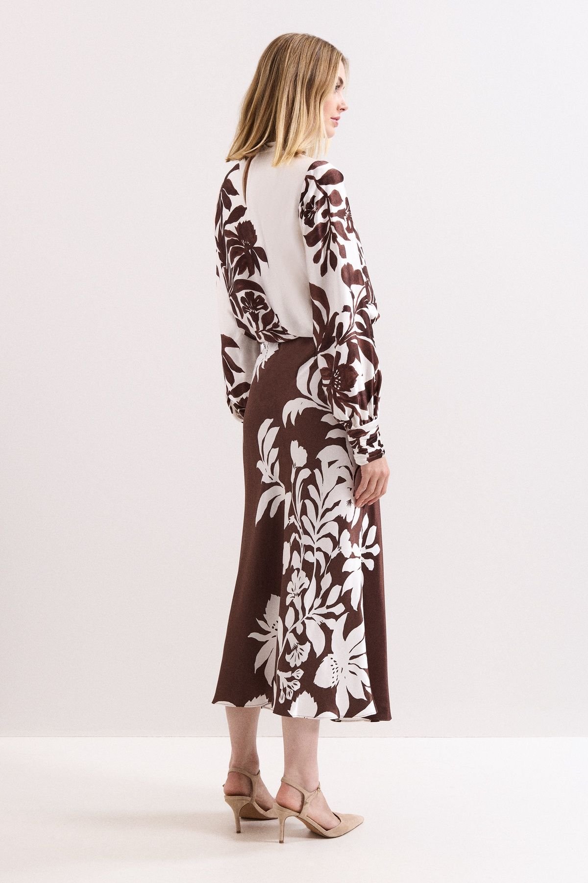 Phase Eight Phase Eight Women's Hattie Midi Skirt in Chocolate - 4