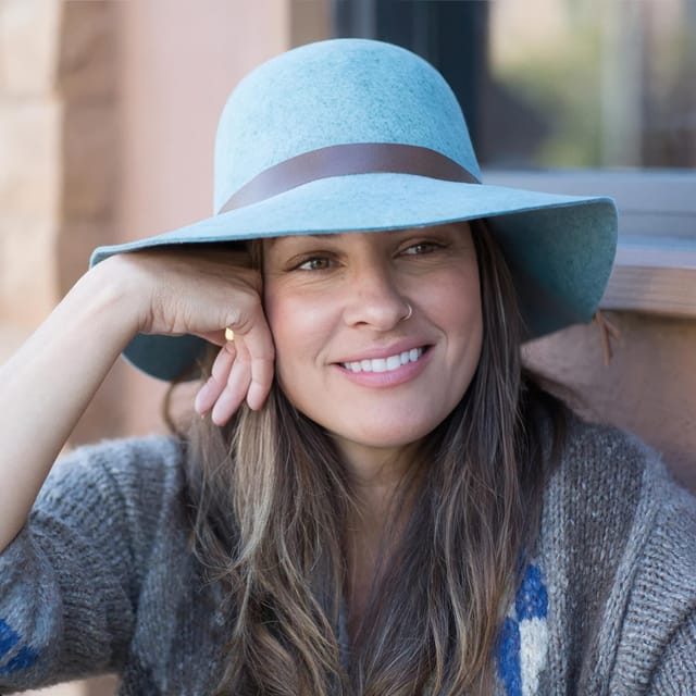 Sunday Afternoons Sunday Afternoons Women's 'Taylor' Water-repellent Wool Felt Hat in Pale Blue - 2