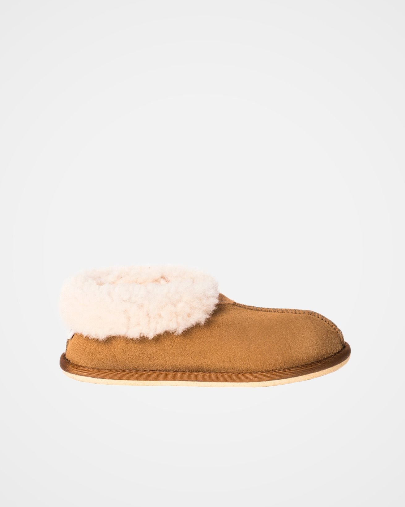 Celtic & Co Celtic & Co Women's ' Shearling Bootee Slippers in Light Brown - 2