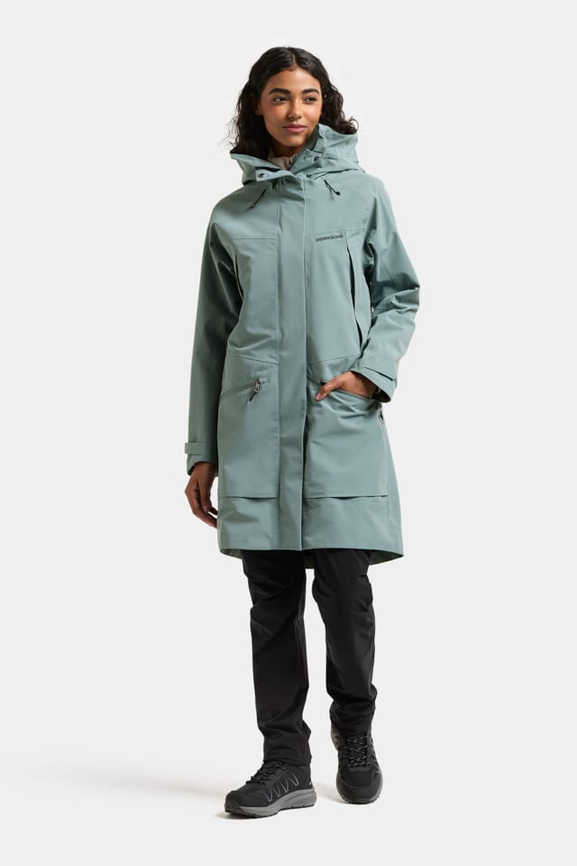 Didriksons Didriksons Women's Ilma Parka in Turquoise - 2
