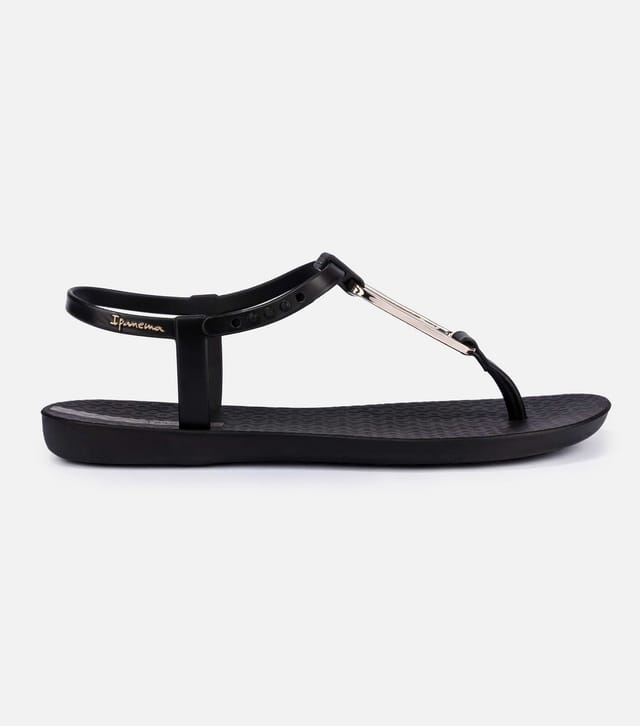 Ipanema Women's Black Class Modern Flat Sandals Ipanema New Look - 2