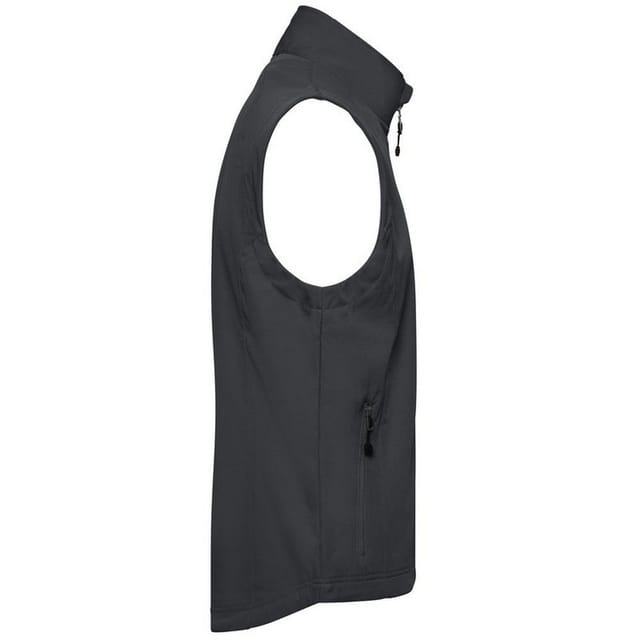 James and Nicholson James and Nicholson Men's Softshell Gilet in Black - 3