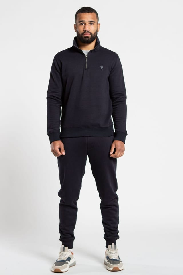 French Connection French Connection Men's Cotton Blend Joggers in Navy - 3