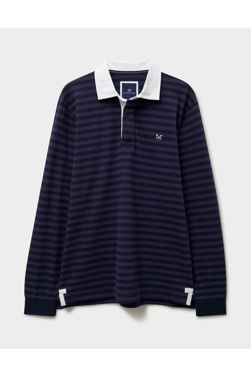 Crew Clothing Crew Clothing Men's Feeder Stripe Rugby Navy - 1