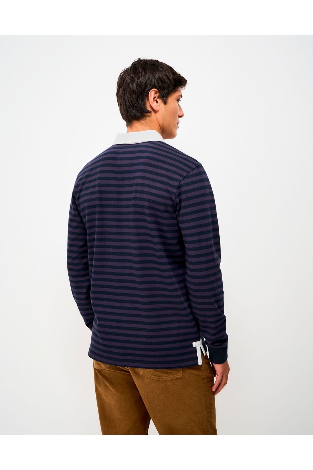 Crew Clothing Crew Clothing Men's Feeder Stripe Rugby Navy - 3