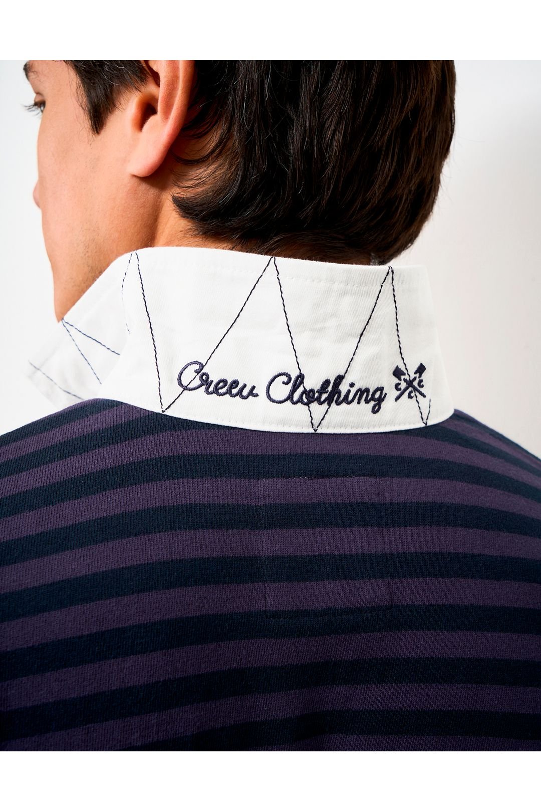 Crew Clothing Crew Clothing Men's Feeder Stripe Rugby Navy - 4