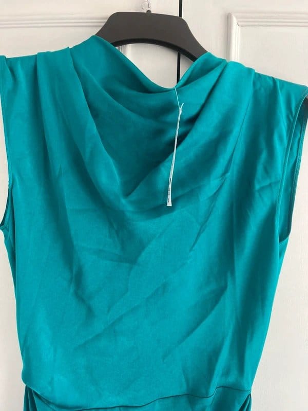 ASOS Teal Satin Long Dress